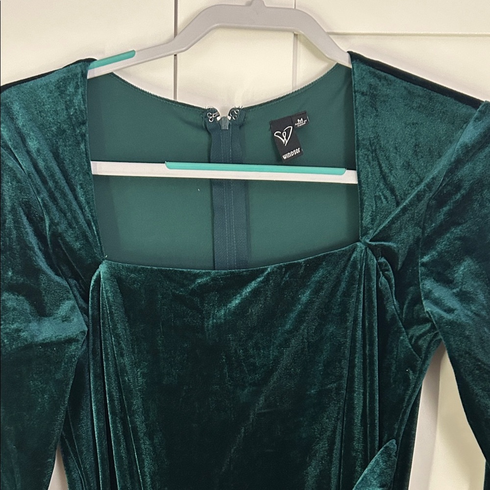 Windsor Teal Dress